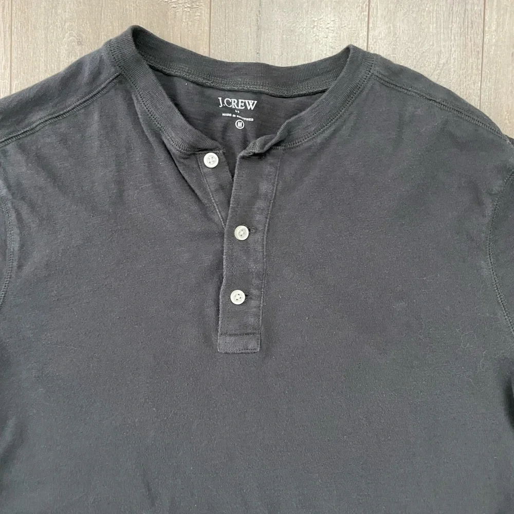 J. Crew Faded Black Long Sleeve Shirt
